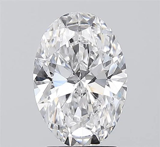 2.50ct Oval Lab Grown Diamond (Colour E, Clarity VVS2, IGI Certified)