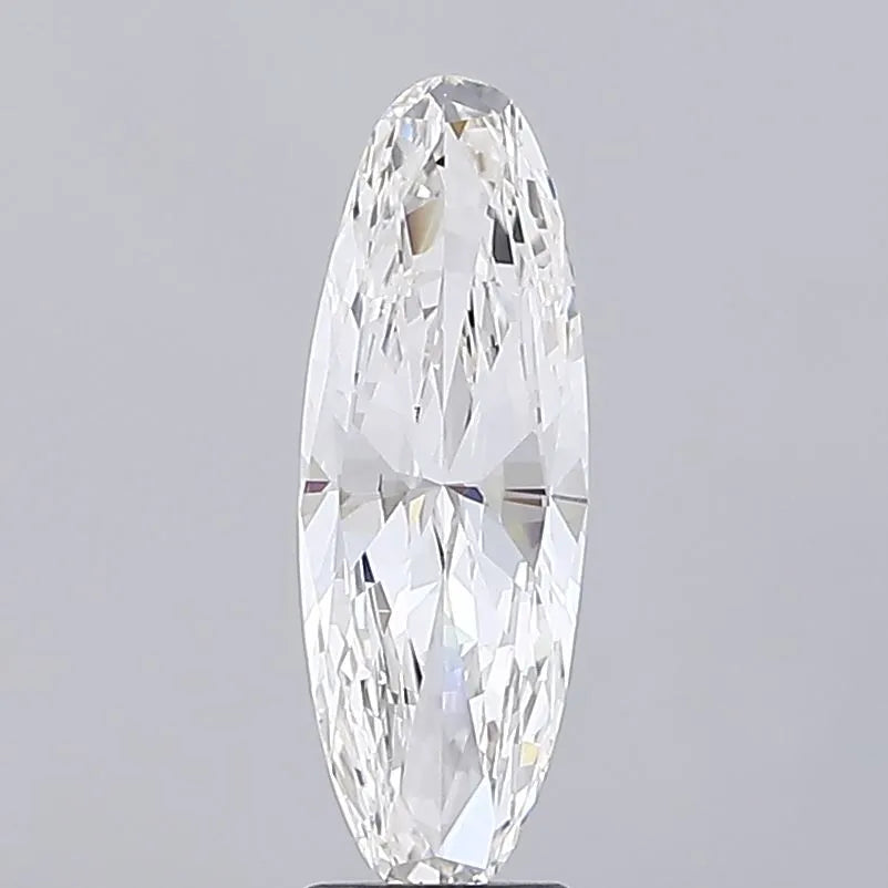 2.50ct Oval Lab Grown Diamond (Colour F, Clarity VVS2, IGI Certified)