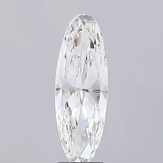 2.50ct Oval Lab Grown Diamond (Colour F, Clarity VVS2, IGI Certified)