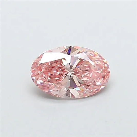2.50ct Oval Lab Grown Diamond (Colour Fancy Vivid Pink, Clarity VS1, IGI Certified)
