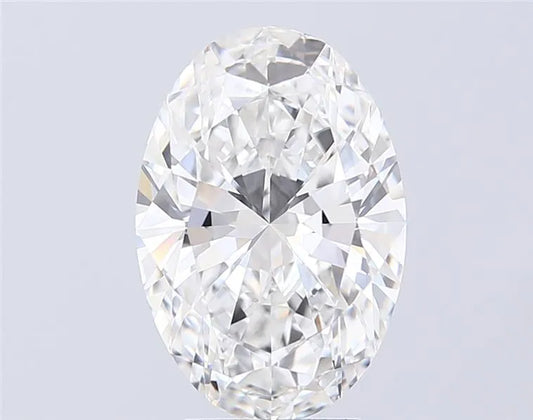 2.50ct Oval Lab Grown Diamond (Colour G, Clarity VS1, IGI Certified)