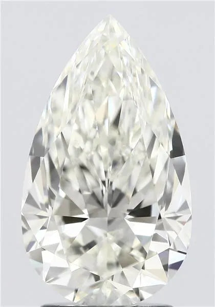 2.50ct Pear Natural Diamond (Colour J, Clarity IF, Cut VG, IGI Certified)
