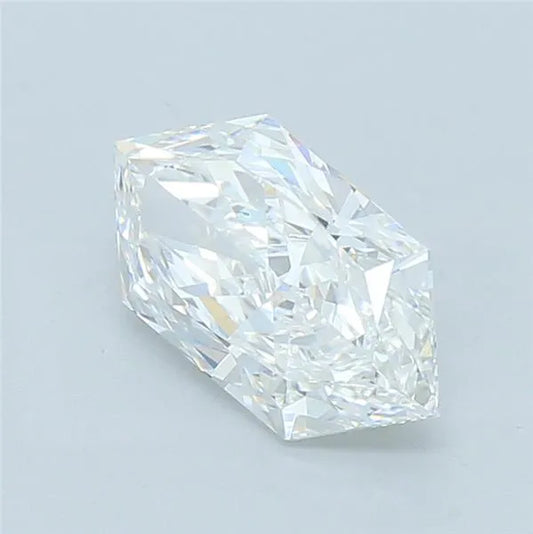 2.51ct Hexagonal Lab Grown Diamond (Colour E, Clarity VVS2, IGI Certified)