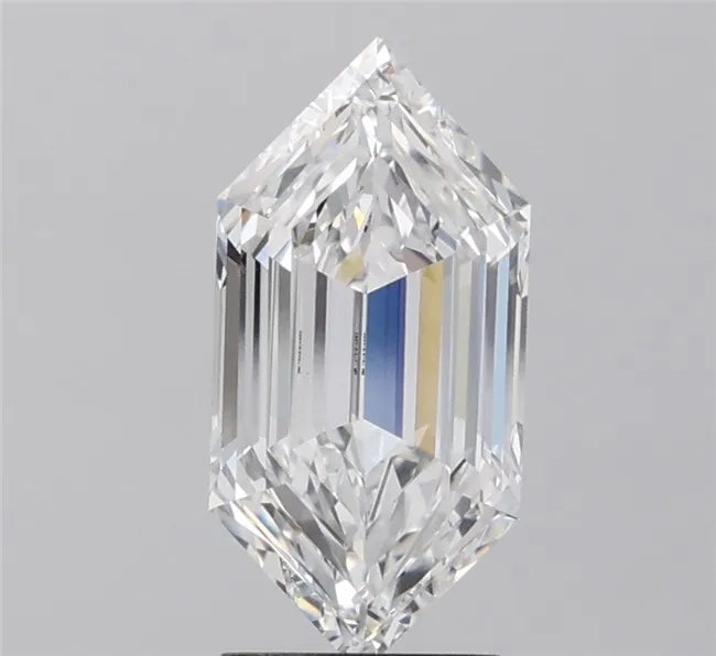 2.51ct Hexagonal Lab Grown Diamond (Colour E, Clarity VVS2, IGI Certified)