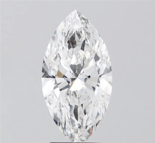 2.51ct Marquise Lab Grown Diamond (Colour E, Clarity VVS2, IGI Certified)