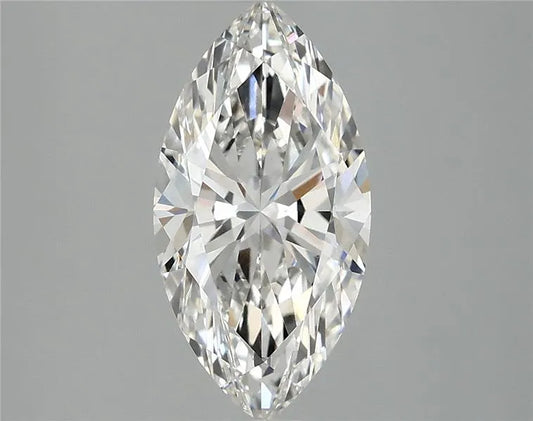 2.51ct Marquise Lab Grown Diamond (Colour G, Clarity VVS2, IGI Certified)