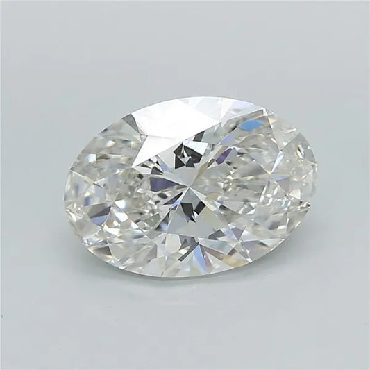 2.51ct Oval Lab Grown Diamond (Colour G, Clarity VVS2, IGI Certified)