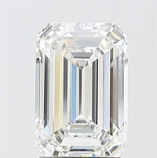 2.52ct Emerald Lab Grown Diamond (Colour F, Clarity VVS2, IGI Certified)