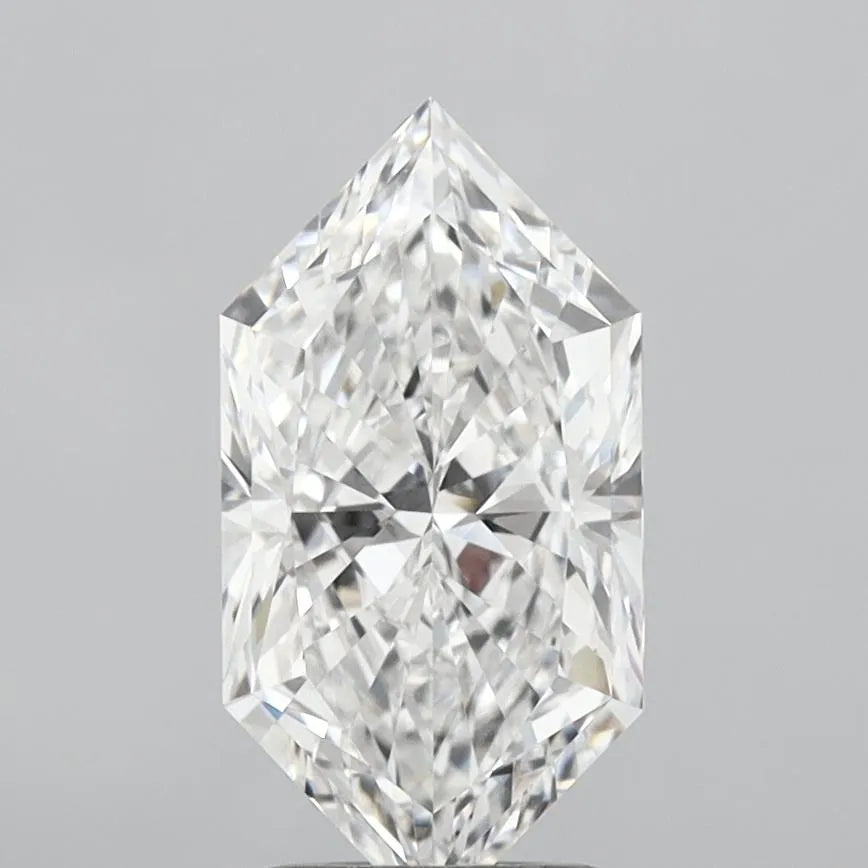 2.52ct Hexagonal Lab Grown Diamond (Colour D, Clarity VS1, IGI Certified)