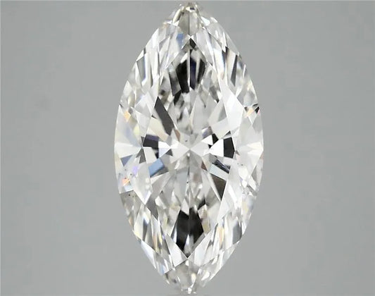 2.52ct Marquise Lab Grown Diamond (Colour G, Clarity VS2, IGI Certified)