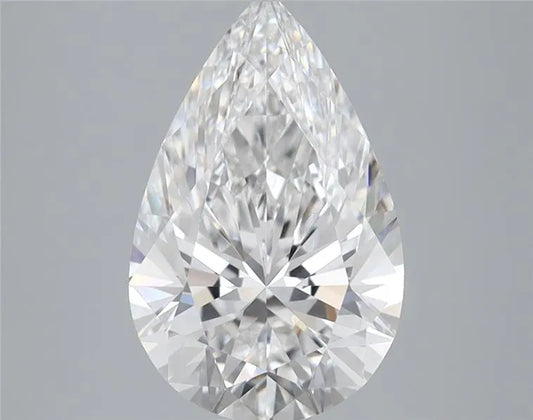 2.52ct Pear Lab Grown Diamond (Colour E, Clarity VVS2, IGI Certified)