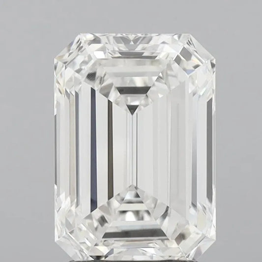 2.53ct Emerald Lab Grown Diamond (Colour F, Clarity VVS2, IGI Certified)