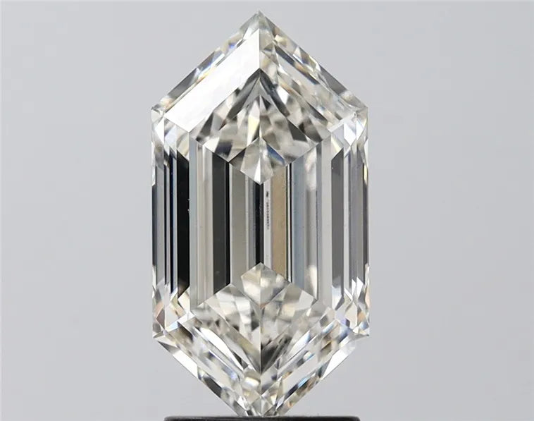 2.53ct Hexagonal Lab Grown Diamond (Colour G, Clarity VS1, IGI Certified)