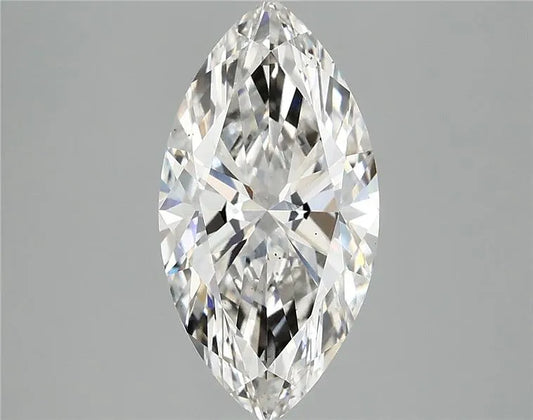 2.53ct Marquise Lab Grown Diamond (Colour G, Clarity VS2, IGI Certified)