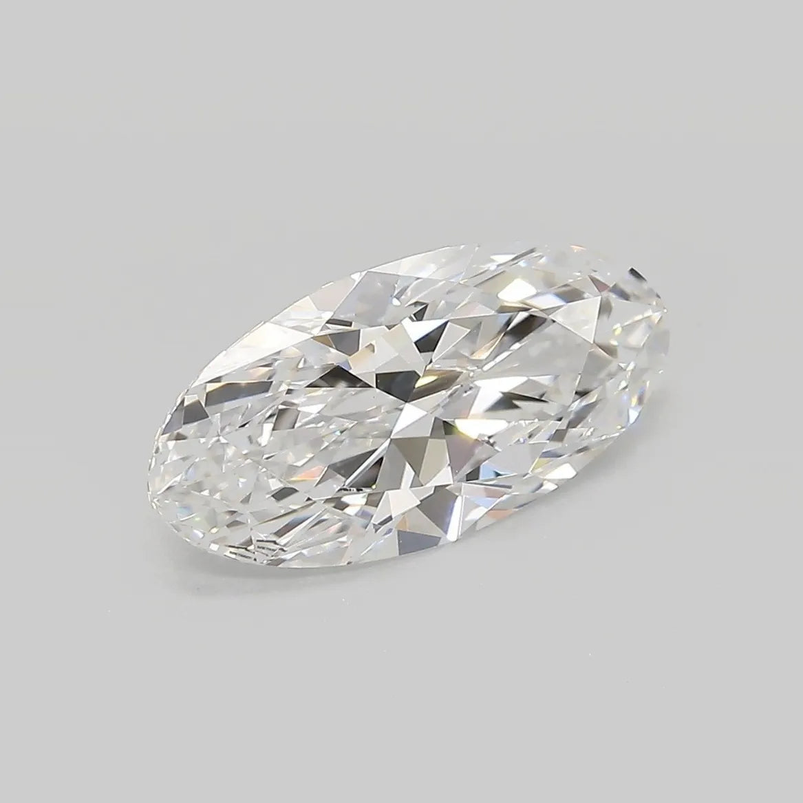 2.53ct Oval Lab Grown Diamond (Colour E, Clarity VVS2, IGI Certified)