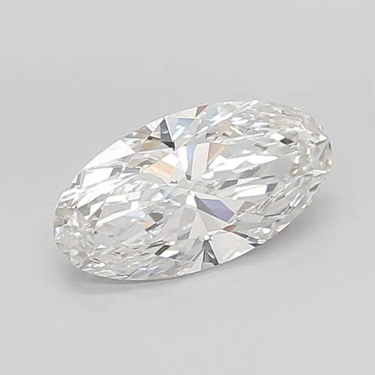 2.53ct Oval Lab Grown Diamond (Colour F, Clarity VVS2, IGI Certified)