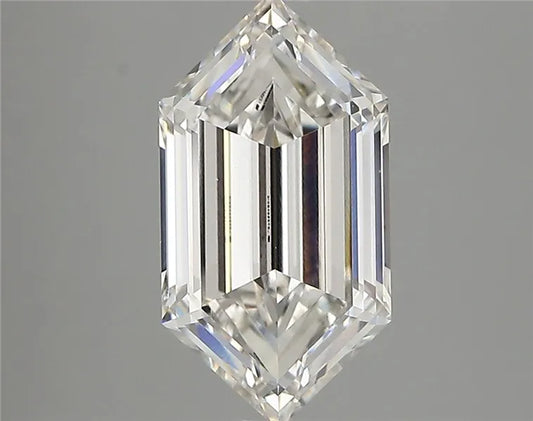 2.54ct Hexagonal Lab Grown Diamond (Colour F, Clarity VVS2, IGI Certified)