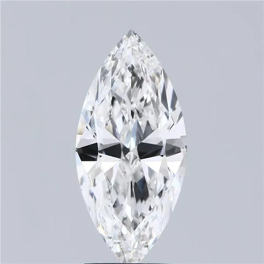 2.54ct Marquise Lab Grown Diamond (Colour F, Clarity VVS2, IGI Certified)