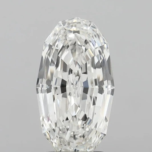 2.54ct Octagonal Lab Grown Diamond (Colour F, Clarity VVS2, IGI Certified)