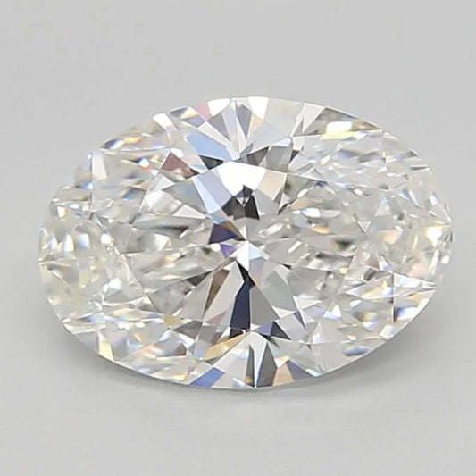 2.54ct Oval Lab Grown Diamond (Colour E, Clarity VVS2, IGI Certified)
