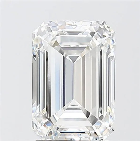 2.55ct Emerald Lab Grown Diamond (Colour F, Clarity VVS2, IGI Certified)