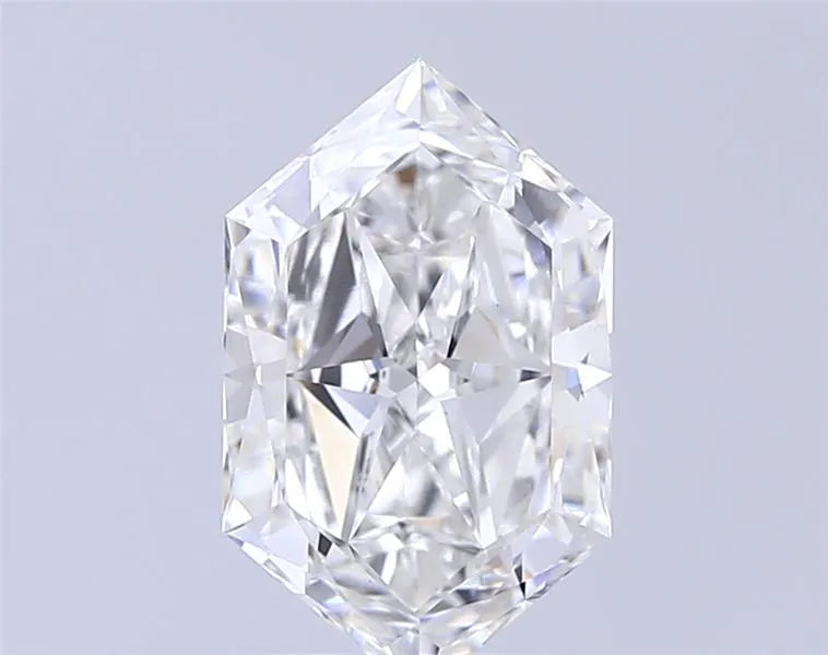 2.55ct Hexagonal Lab Grown Diamond (Colour E, Clarity VS1, IGI Certified)
