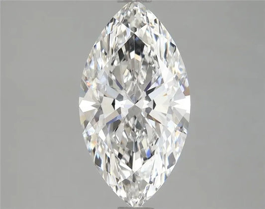 2.55ct Marquise Lab Grown Diamond (Colour F, Clarity VVS2, IGI Certified)