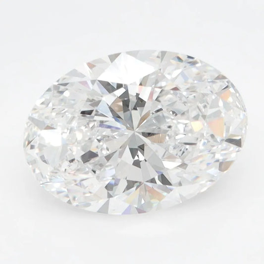 2.55ct Oval Lab Grown Diamond (Colour D, Clarity IF, IGI Certified)