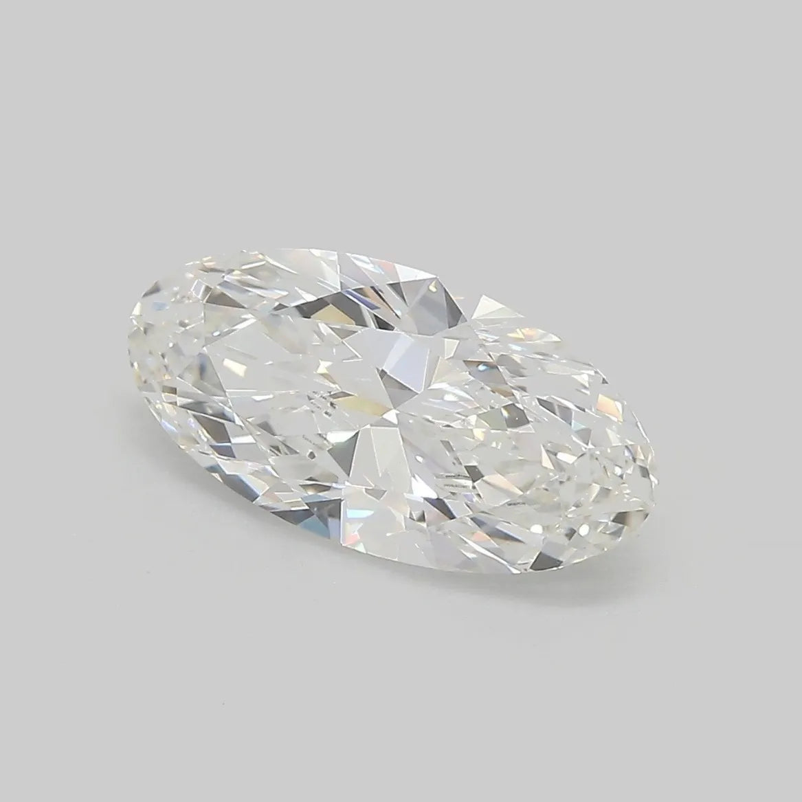 2.55ct Oval Lab Grown Diamond (Colour F, Clarity VVS2, IGI Certified)