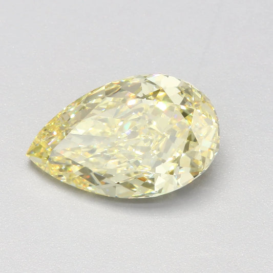2.55ct Pear Lab Grown Diamond (Colour Fancy Intense Yellow, Clarity VS1, IGI Certified)