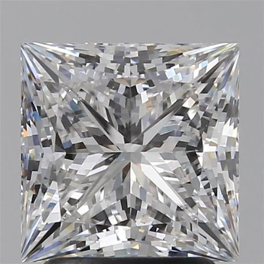 2.55ct Princess Lab Grown Diamond (Colour D, Clarity VVS2, IGI Certified)