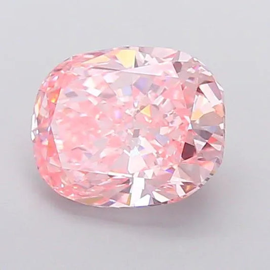 2.56ct Cushion modified Lab Grown Diamond (Colour Fancy Vivid Pink, Clarity VVS2, IGI Certified)