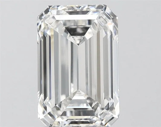 2.56ct Emerald Lab Grown Diamond (Colour E, Clarity VVS1, IGI Certified)