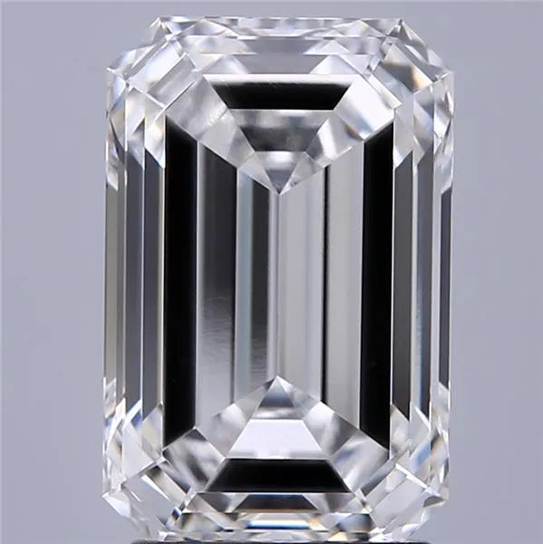 2.56ct Emerald Lab Grown Diamond (Colour E, Clarity VVS2, IGI Certified)