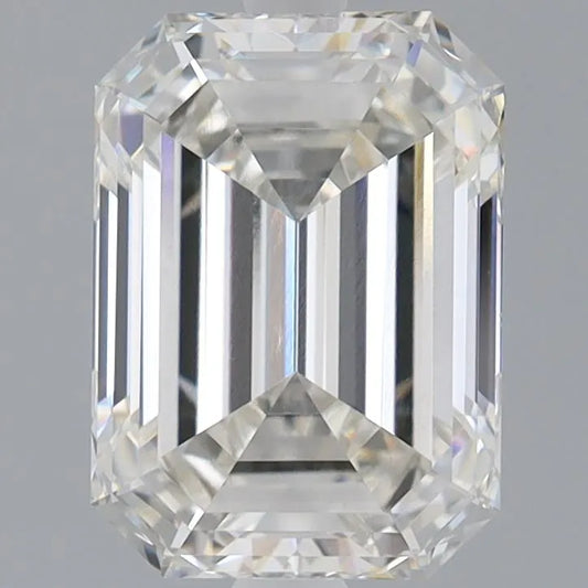 2.56ct Emerald Lab Grown Diamond (Colour F, Clarity VVS2, IGI Certified)