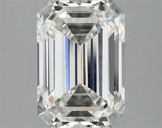 2.56ct Emerald Lab Grown Diamond (Colour F, Clarity VVS2, IGI Certified)
