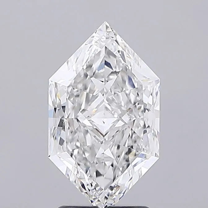 2.56ct Hexagonal Lab Grown Diamond (Colour D, Clarity VVS2, IGI Certified)