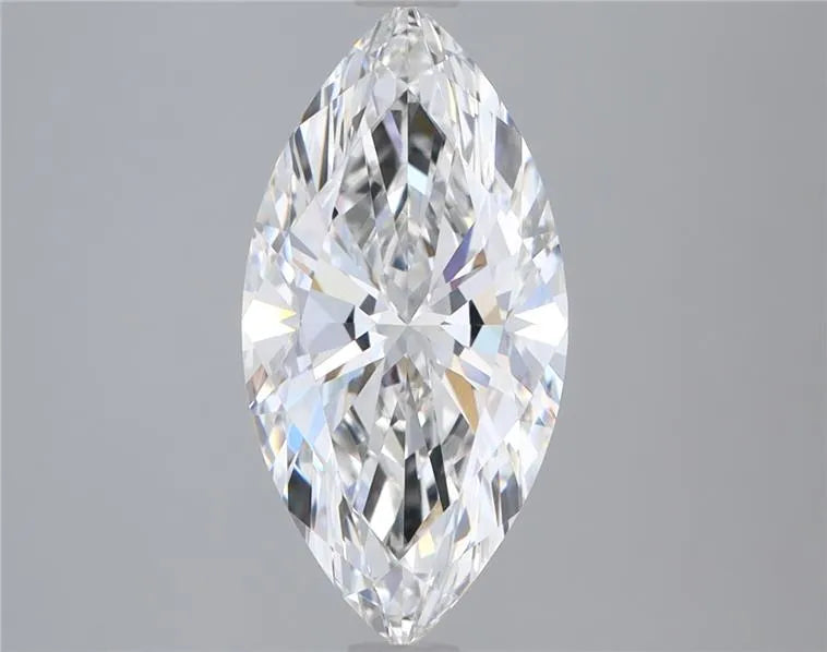 2.56ct Marquise Lab Grown Diamond (Colour E, Clarity VVS2, IGI Certified)