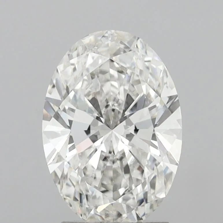 2.56ct Oval Lab Grown Diamond (Colour F, Clarity VVS2, IGI Certified)