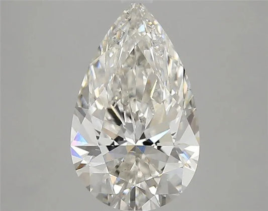 2.56ct Pear Lab Grown Diamond (Colour G, Clarity VS1, IGI Certified)