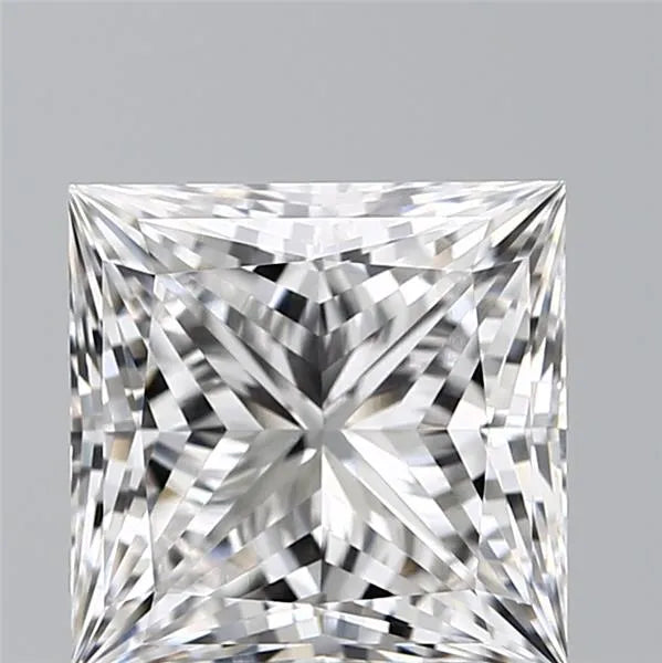 2.56ct Princess Lab Grown Diamond (Colour E, Clarity VVS2, GIA Certified)
