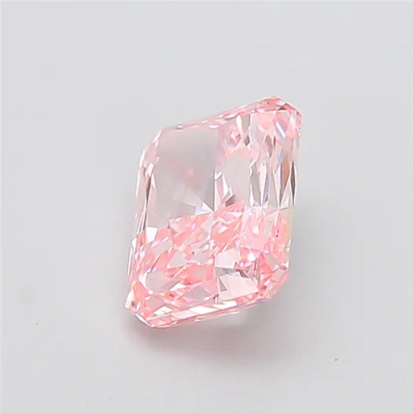 2.56ct Radiant Lab Grown Diamond (Colour Fancy Vivid Pink, Clarity VVS2, IGI Certified)