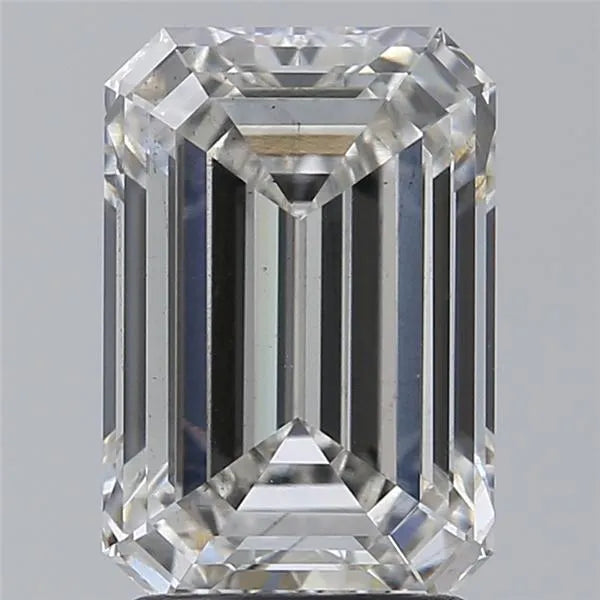 2.57ct Emerald Lab Grown Diamond (Colour G, Clarity SI1, IGI Certified)