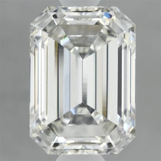 2.57ct Emerald Lab Grown Diamond (Colour G, Clarity VVS2, IGI Certified)