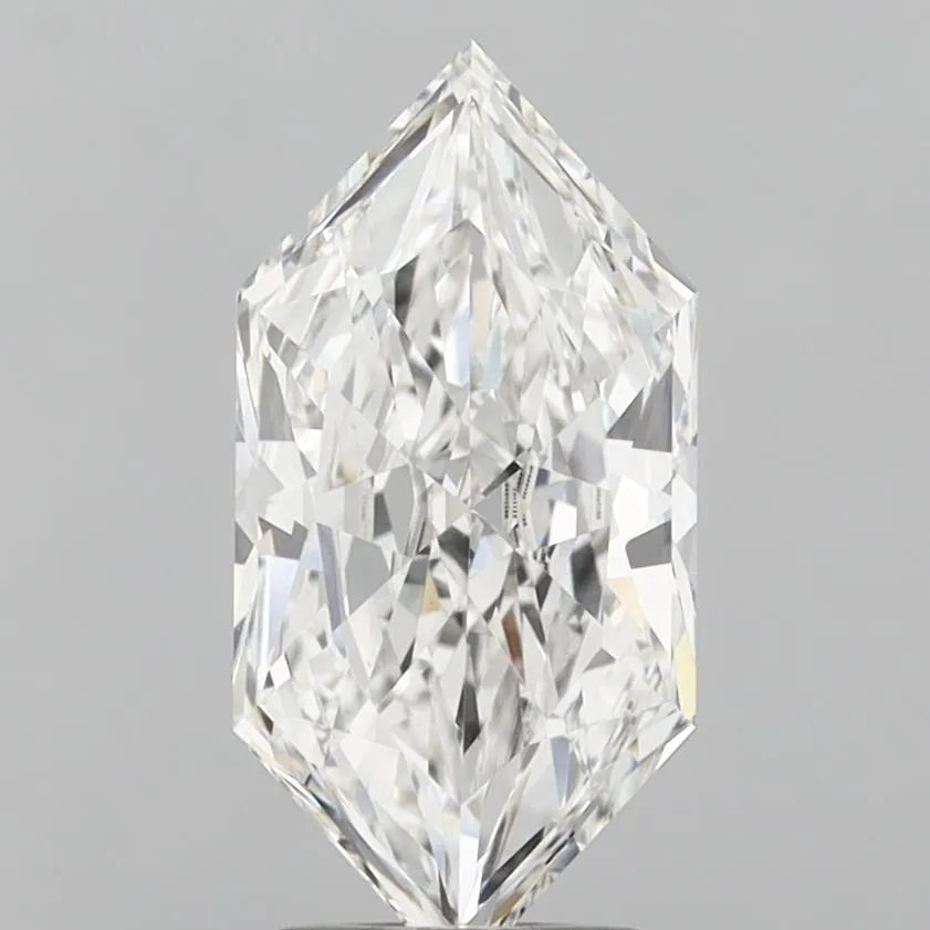 2.57ct Hexagonal Lab Grown Diamond (Colour E, Clarity VVS2, IGI Certified)