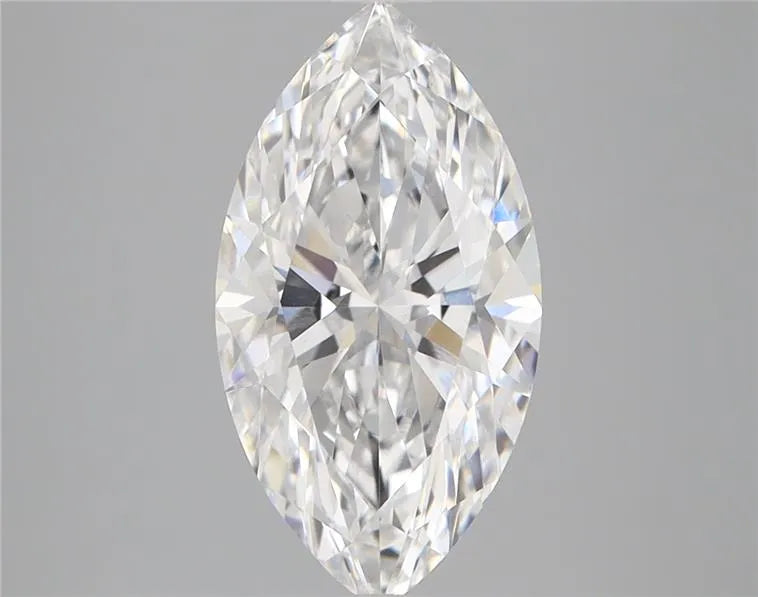 2.57ct Marquise Lab Grown Diamond (Colour D, Clarity VVS2, IGI Certified)