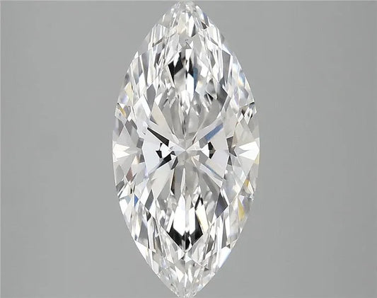 2.57ct Marquise Lab Grown Diamond (Colour E, Clarity VS1, IGI Certified)