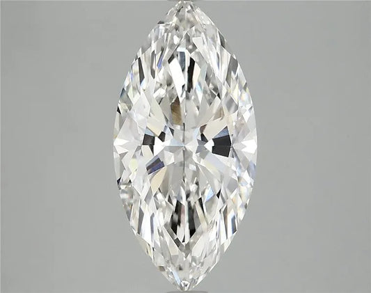 2.57ct Marquise Lab Grown Diamond (Colour F, Clarity VS1, IGI Certified)