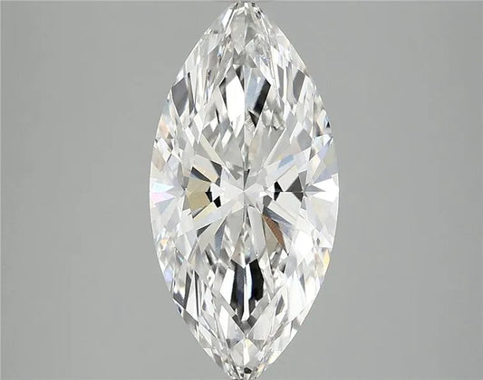 2.57ct Marquise Lab Grown Diamond (Colour F, Clarity VVS2, IGI Certified)