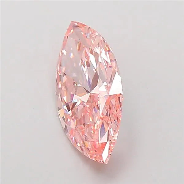 2.57ct Marquise Lab Grown Diamond (Colour Fancy Vivid Pink, Clarity VS1, IGI Certified)